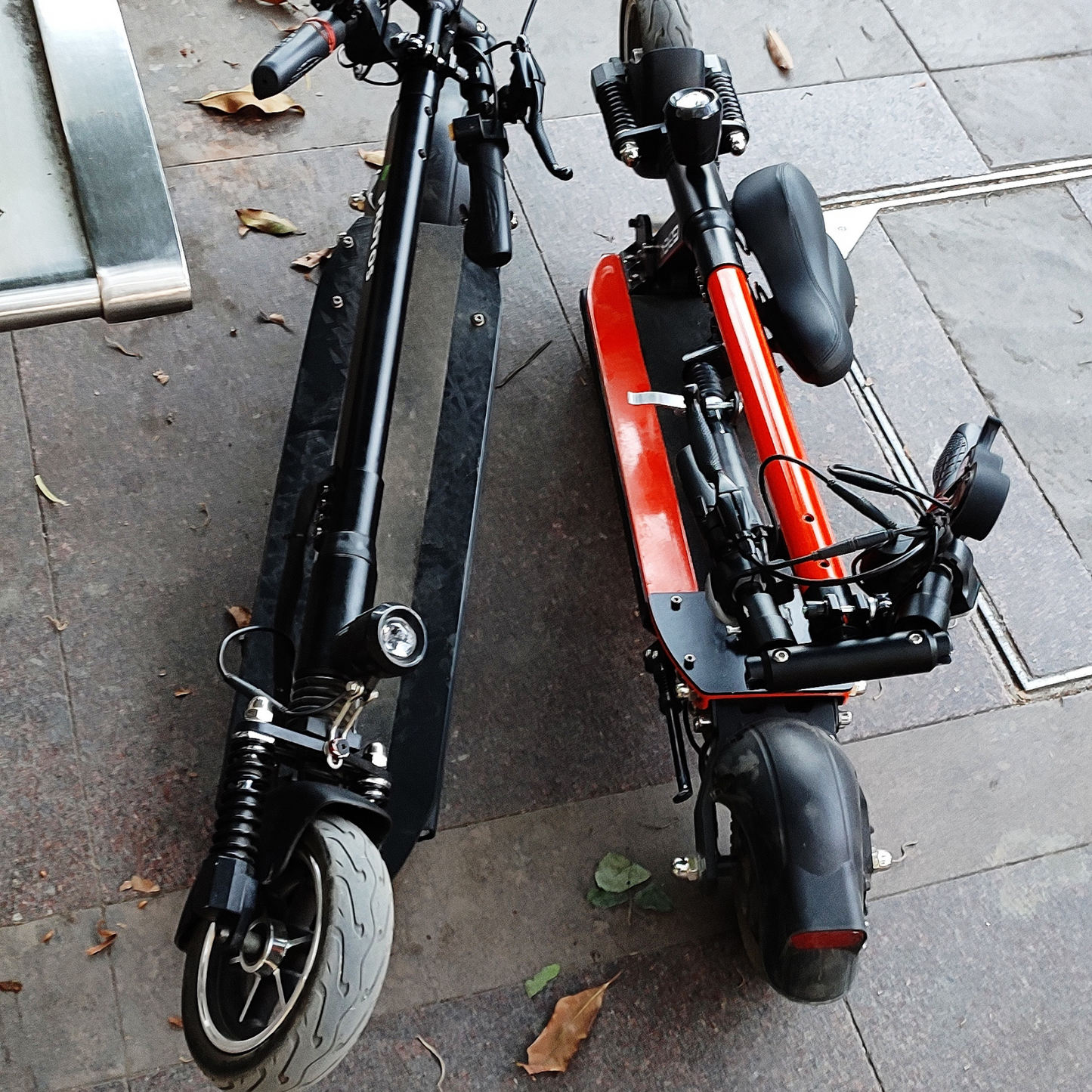 Protos Electric Kick Scooter Black with Seat