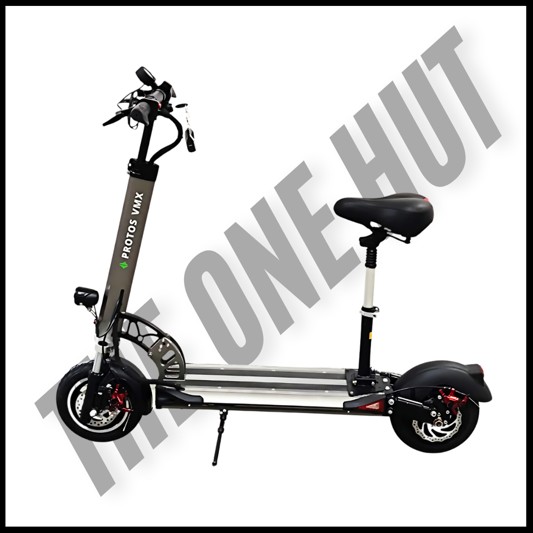 Protos VMX Electric Kick Scooter Grey Color with Seat